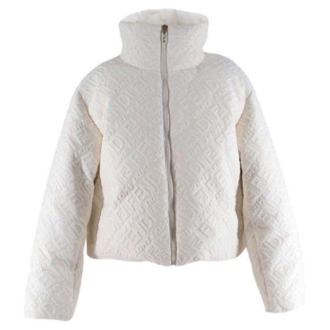 fendi white puffer|fendi winter jackets.